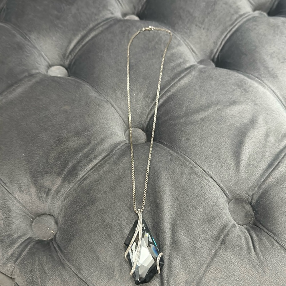 Black Stoned Necklace